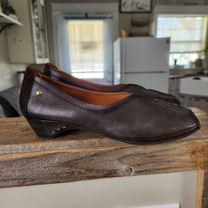 Pikolinos Gandia Loafer 9.5 40 EU Womens Leather Slip On Heels Shoes SANITIZED